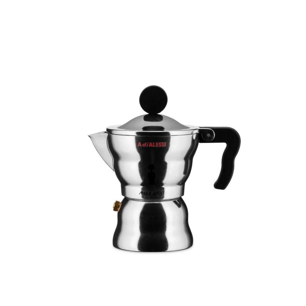 ALESSI MOKA BLACK ESPRESSO MAKER